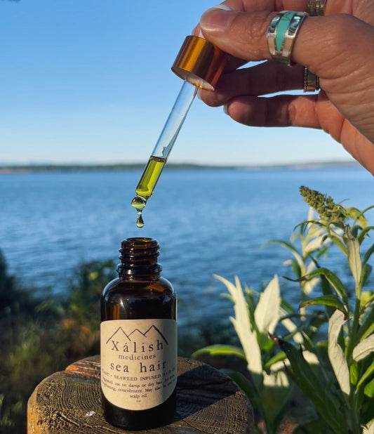 Sea Hair {strengthen + shine} Seaweed infused Hair Oil