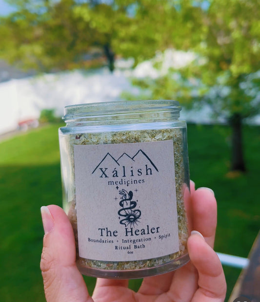 Healer Ritual Bath Salt {Cedar, Yarrow, Rose}