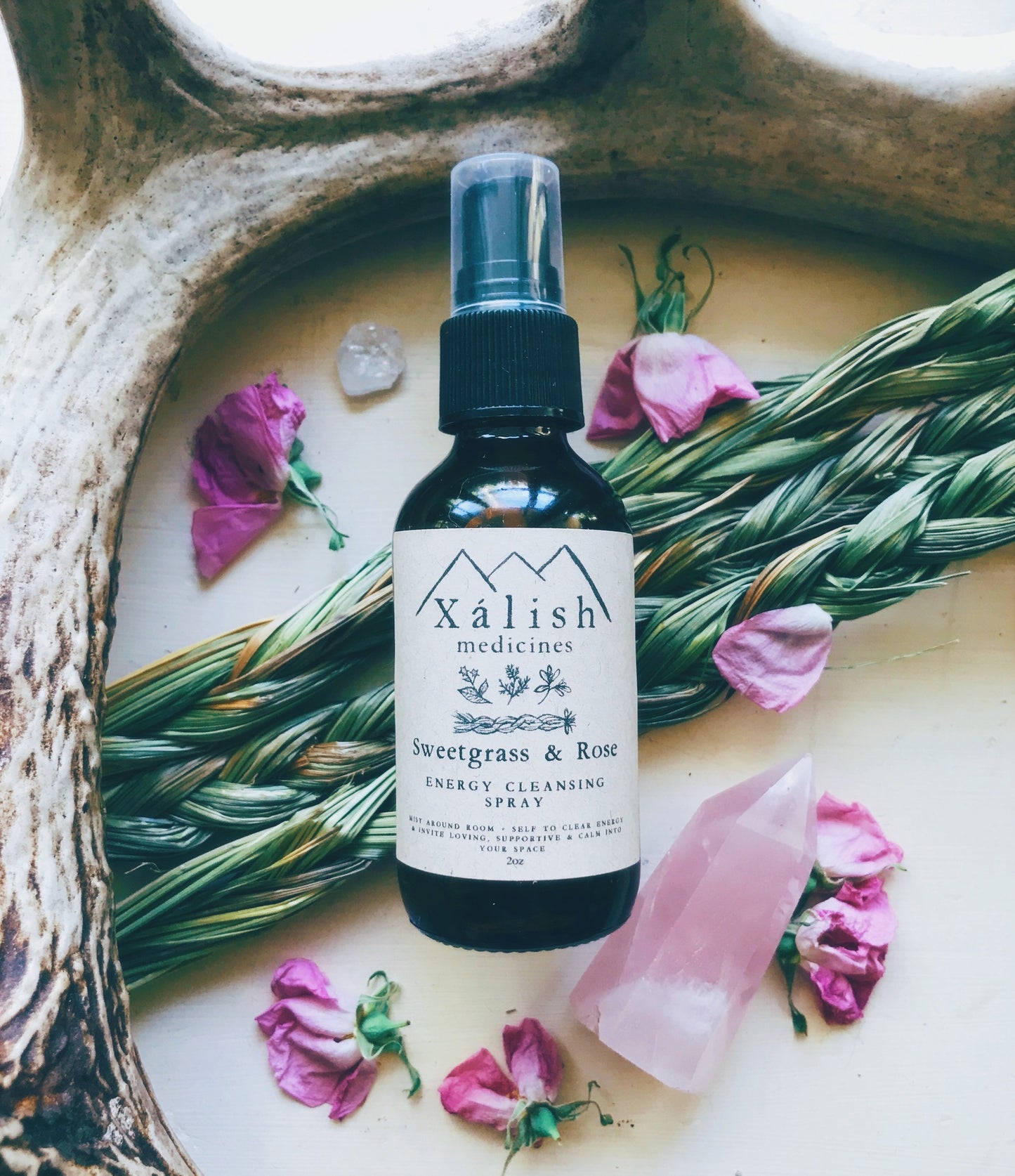 Sweetgrass + Rose Energy Aligning Spray