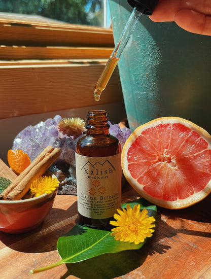 West Coast Citrus Bitters {Liver + Gut + Anxiety support} - alcohol free