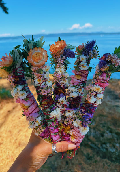 Mugwort + Flower wand bundle {Plant Medicine Flower Wand + Yarrow Flower Essence}