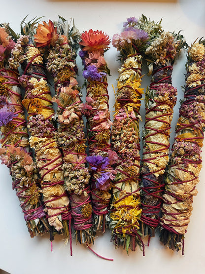 Mugwort + Flower wand bundle {Plant Medicine Flower Wand + Yarrow Flower Essence}