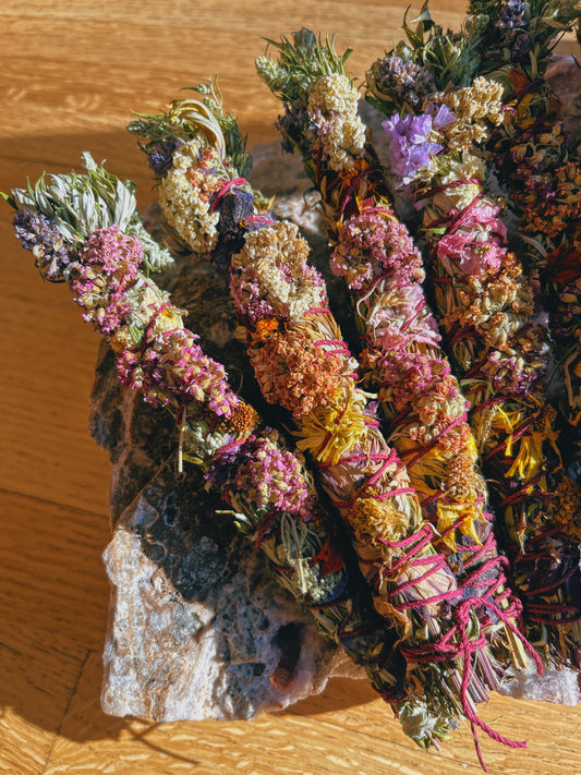 Mugwort + Flower wand {Plant Medicine Flower Wand + Yarrow Flower Essence}
